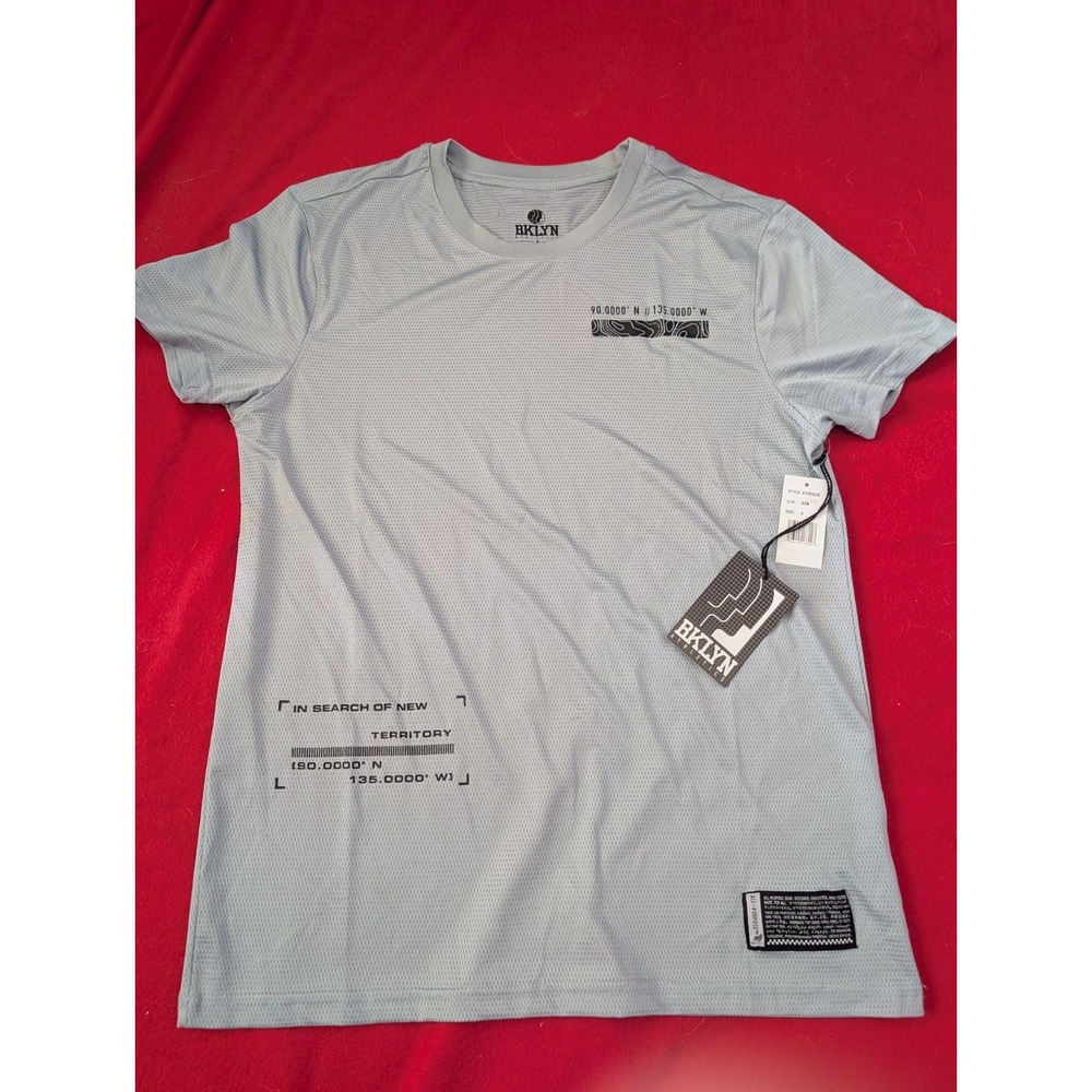 Brooklyn Athletics T Shirt Mens Small Grey BKLYN New York NYC Graphic XTM F623S